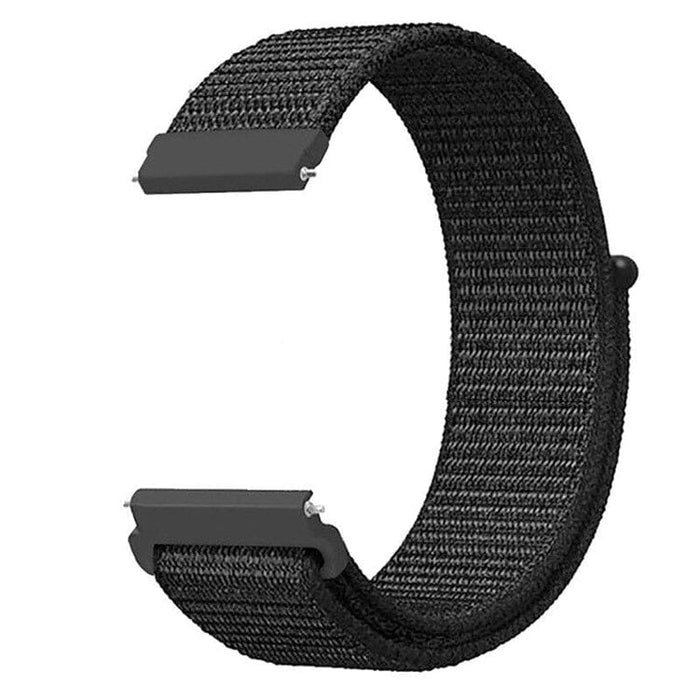 black-garmin-foretrex-601-foretrex-701-watch-straps-nz-nylon-sports-loop-watch-bands-aus