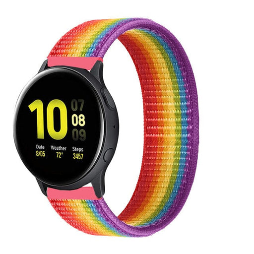 rainbow-garmin-instinct-2x-watch-straps-nz-nylon-sports-loop-watch-bands-aus