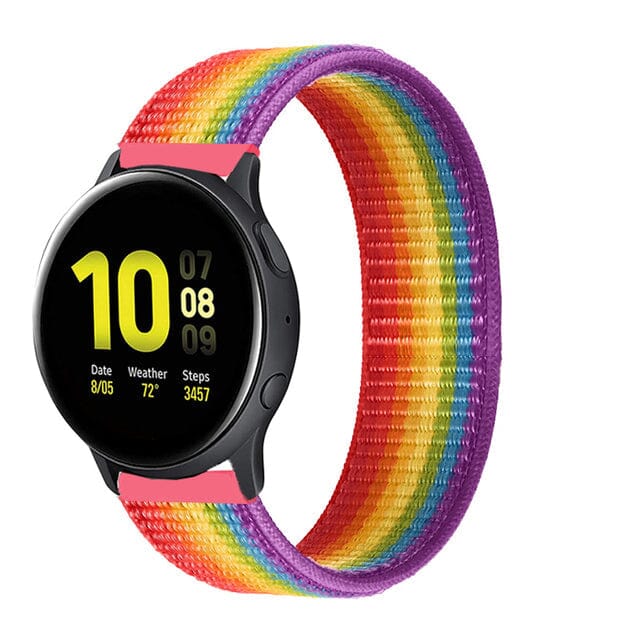 rainbow-suunto-7-d5-watch-straps-nz-nylon-sports-loop-watch-bands-aus