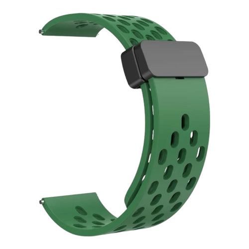 army-green-magnetic-sports-garmin-quickfit-22mm-watch-straps-nz-magnetic-sports-watch-bands-aus