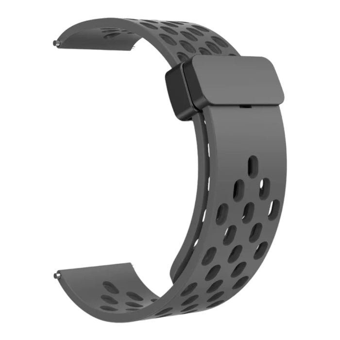 dark-grey-magnetic-sports-garmin-fenix-5-watch-straps-nz-magnetic-sports-watch-bands-aus