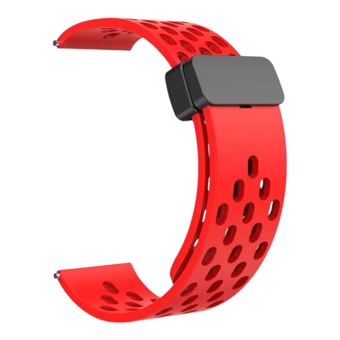 red-magnetic-sports-garmin-fenix-5-watch-straps-nz-magnetic-sports-watch-bands-aus