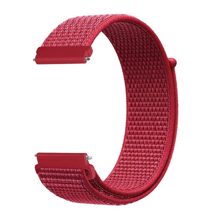 rose-red-garmin-fenix-7x-watch-straps-nz-nylon-sports-loop-watch-bands-aus