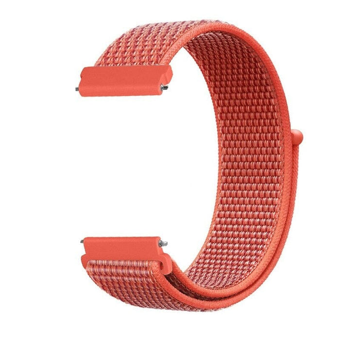 desert-orange-ticwatch-5-pro-watch-straps-nz-nylon-sports-loop-watch-bands-aus