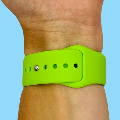 lime-green-xiaomi-amazfit-stratos,-stratos-2-watch-straps-nz-silicone-button-watch-bands-aus