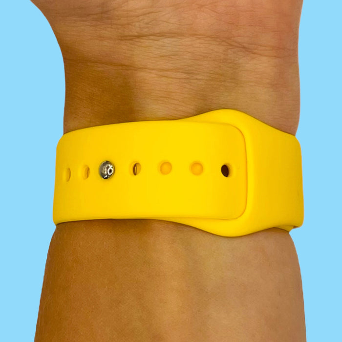 yellow-xiaomi-amazfit-stratos,-stratos-2-watch-straps-nz-silicone-button-watch-bands-aus