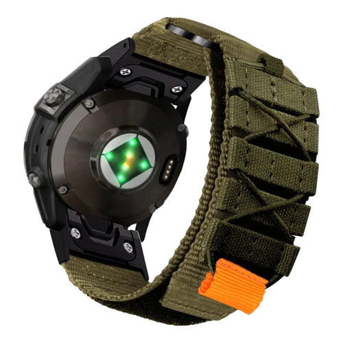 army-green-garmin-descent-mk3-mk3i-(51mm)-watch-straps-nz-nylon-sport-watch-bands-aus