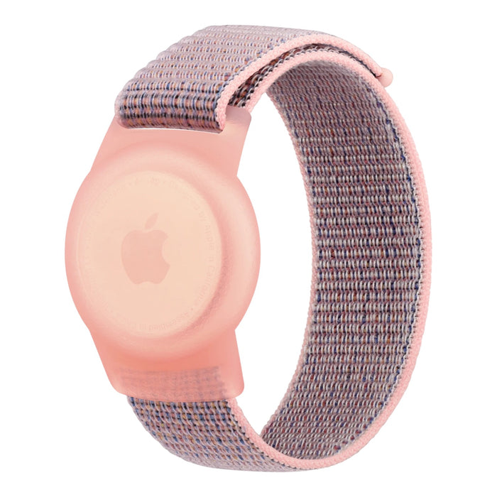 Childrens-Apple-AirTag-compatible-Nylon-Velcro-Watch-Straps-nz-aus-silt