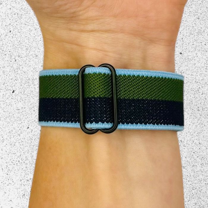 blue-green-stripe-garmin-forerunner-645-watch-straps-nz-braided-loop-flex-watch-bands-aus