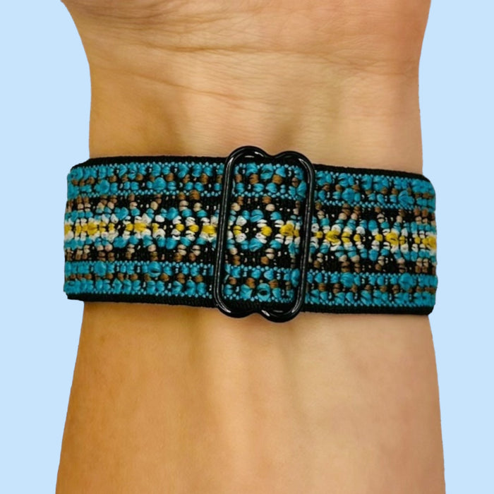 bohemian-teal-garmin-forerunner-645-watch-straps-nz-braided-loop-flex-watch-bands-aus