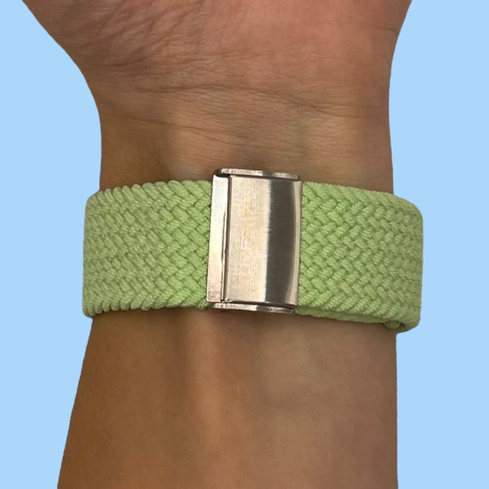 light-green-fossil-women's-gen-4-q-venture-hr-watch-straps-nz-nylon-braided-loop-watch-bands-aus