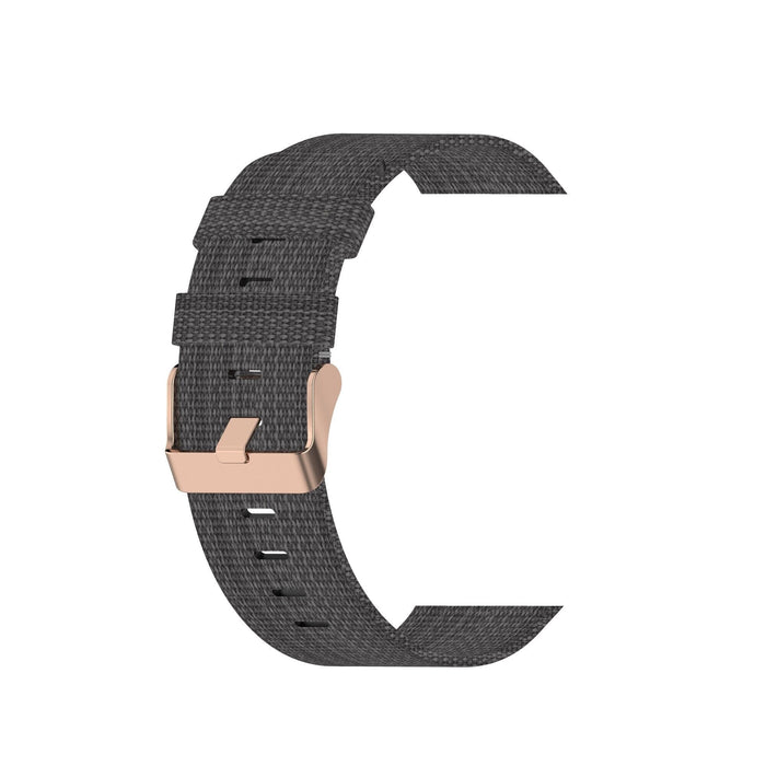 charcoal-wahoo-elemnt-rival-watch-straps-nz-canvas-watch-bands-aus