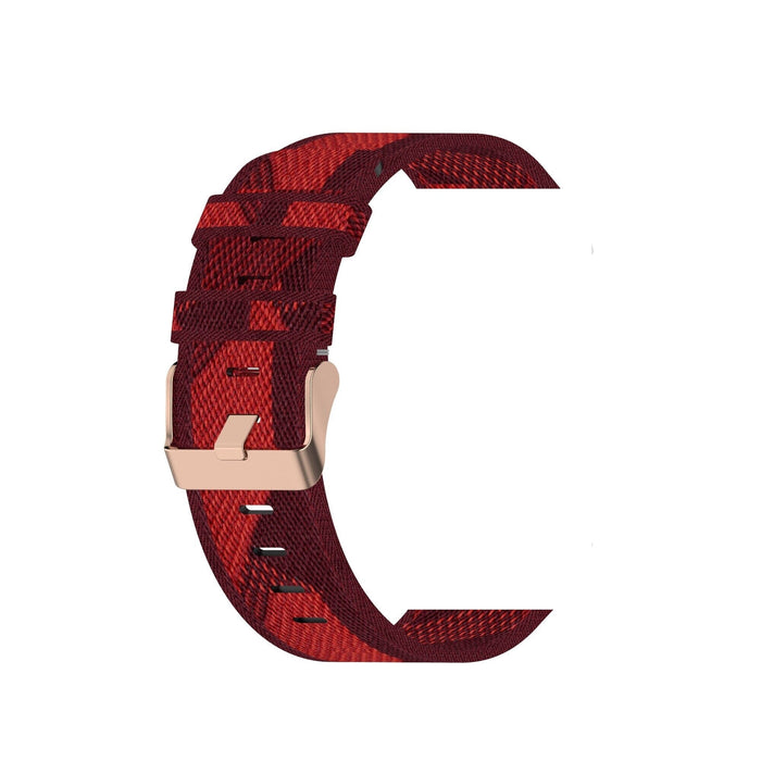 red-pattern-xiaomi-amazfit-stratos,-stratos-2-watch-straps-nz-canvas-watch-bands-aus