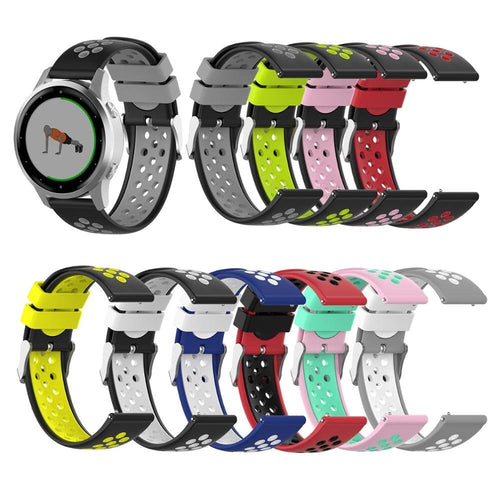 black-green-garmin-vivomove-3s-watch-straps-nz-silicone-sports-watch-bands-aus