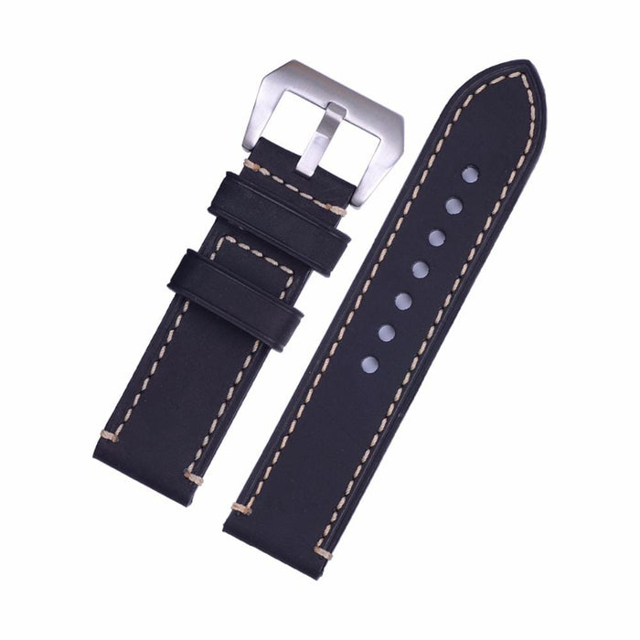 Retro Leather Straps Compatible with the Withings Steel HR (40mm), Steel HR Sport, Scanwatch (42mm), ScanWatch 2