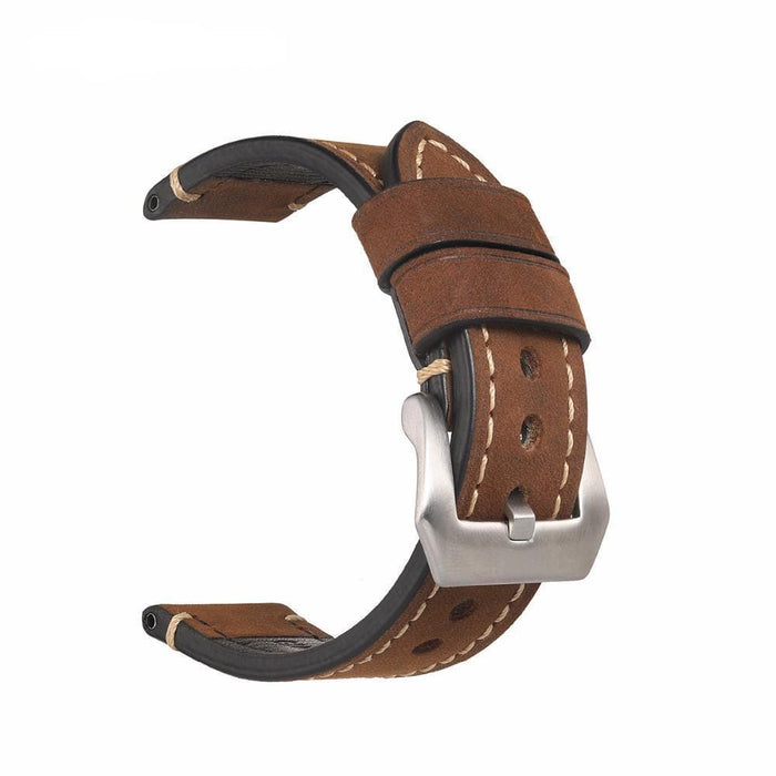 dark-brown-black-buckle-garmin-instinct-2x-watch-straps-nz-retro-leather-watch-bands-aus