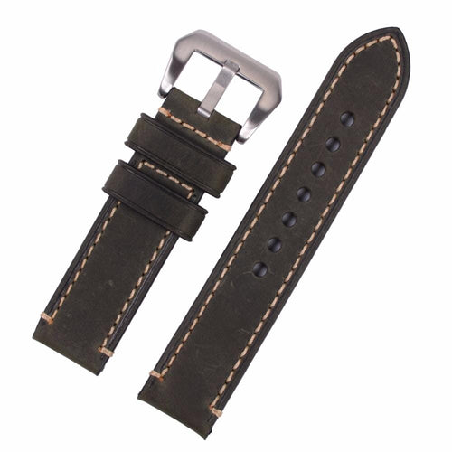 green-black-buckle-huawei-watch-2-pro-watch-straps-nz-retro-leather-watch-bands-aus