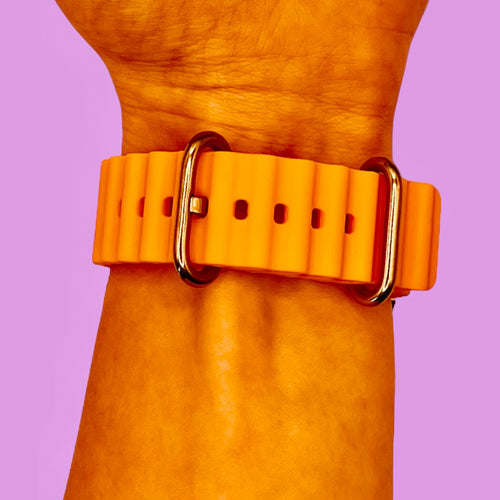 orange-ocean-bands-coros-vertix-watch-straps-nz-ocean-band-silicone-watch-bands-aus