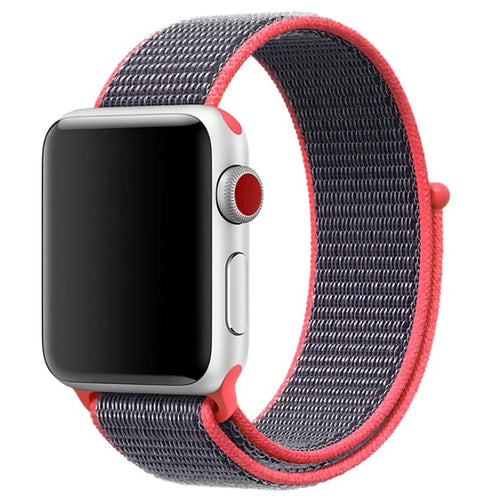 electric-pink-apple-watch-watch-straps-nz-nylon-sports-loop-watch-bands-aus