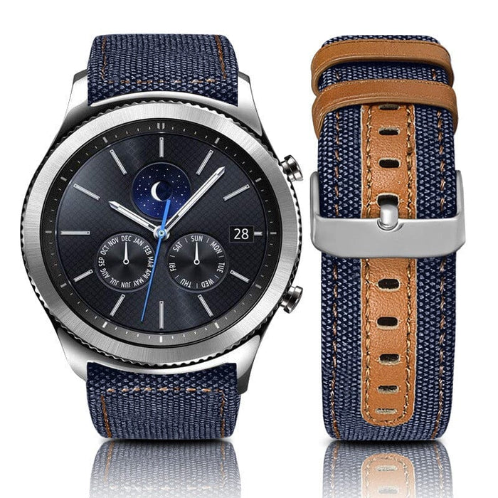 dark-blue-samsung-galaxy-watch-fe-watch-straps-nz-denim-watch-bands-aus