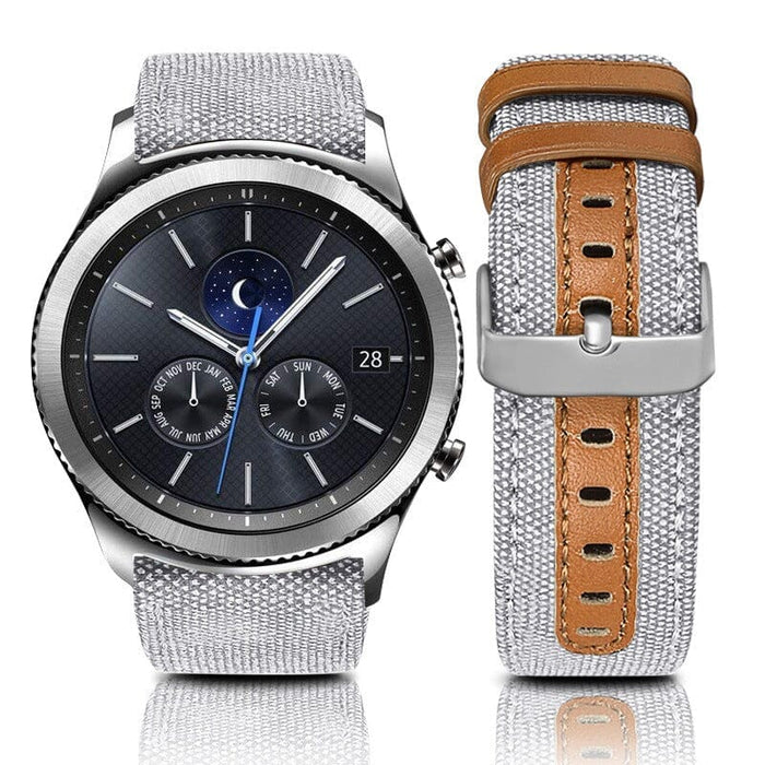 light-grey-garmin-quatix-7-watch-straps-nz-denim-watch-bands-aus