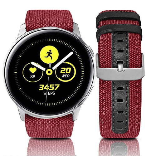 red-xiaomi-amazfit-smart-watch,-smart-watch-2-watch-straps-nz-denim-watch-bands-aus