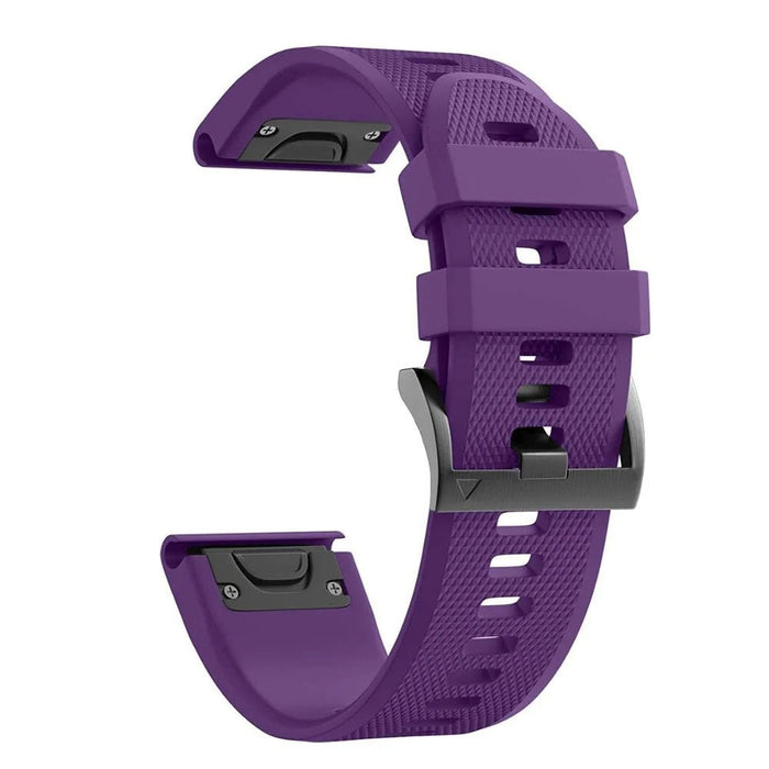 purple-garmin-fenix-5-watch-straps-nz-silicone-watch-bands-aus