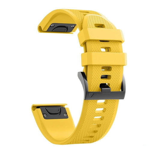 yellow-garmin-quatix-6x-watch-straps-nz-silicone-watch-bands-aus