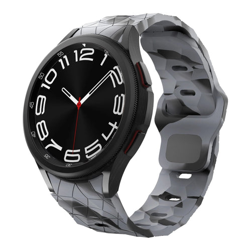 grey-camo-hex-pattern-huawei-honor-s1-watch-straps-nz-silicone-football-pattern-watch-bands-aus