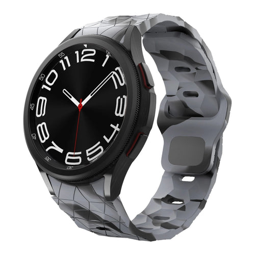 grey-camo-hex-patternpolar-vantage-m2-watch-straps-nz-silicone-football-pattern-watch-bands-aus