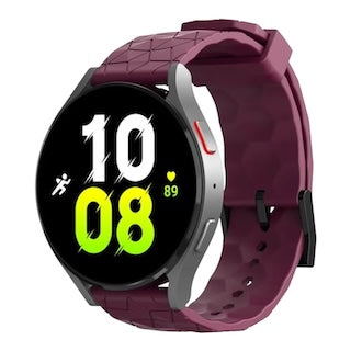 maroon-hex-patterntimex-22mm-range-watch-straps-nz-silicone-football-pattern-watch-bands-aus