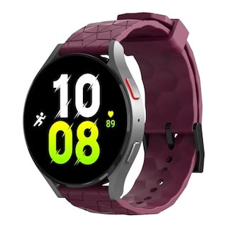 maroon-hex-patternhuawei-watch-gt2-pro-watch-straps-nz-silicone-football-pattern-watch-bands-aus