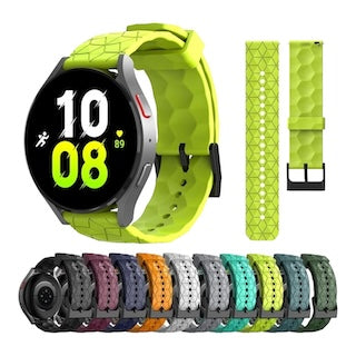 black-hex-patterngarmin-forerunner-745-watch-straps-nz-silicone-football-pattern-watch-bands-aus