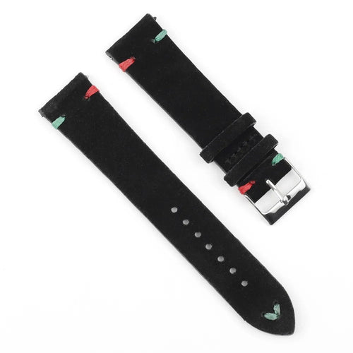 black-red-green-garmin-quickfit-26mm-watch-straps-nz-suede-watch-bands-aus