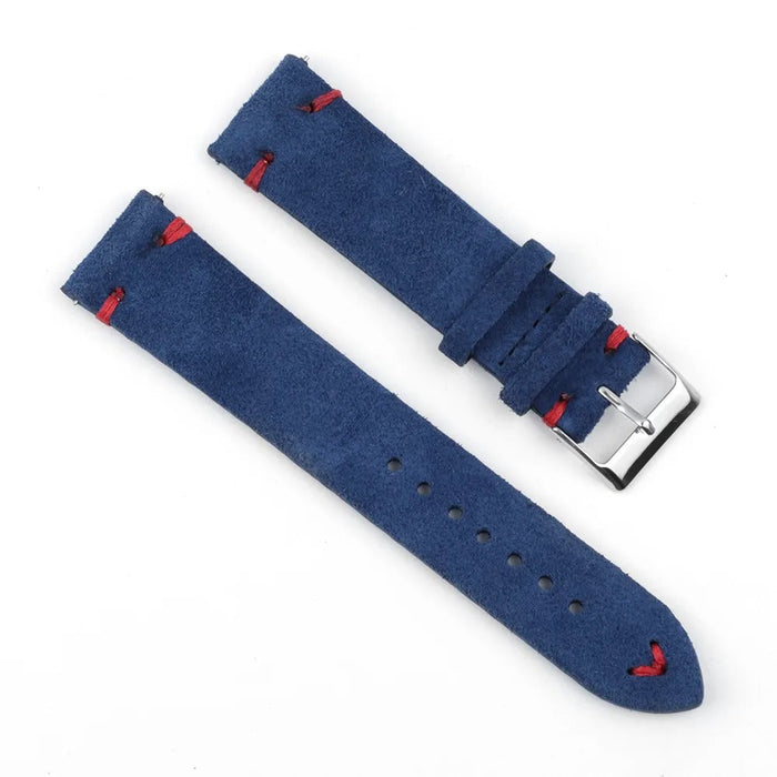 navy-blue-red-google-pixel-watch-3-(45mm)-watch-straps-nz-suede-watch-bands-aus