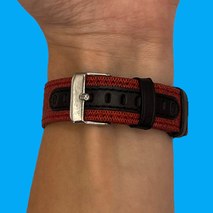red-xiaomi-amazfit-smart-watch,-smart-watch-2-watch-straps-nz-denim-watch-bands-aus
