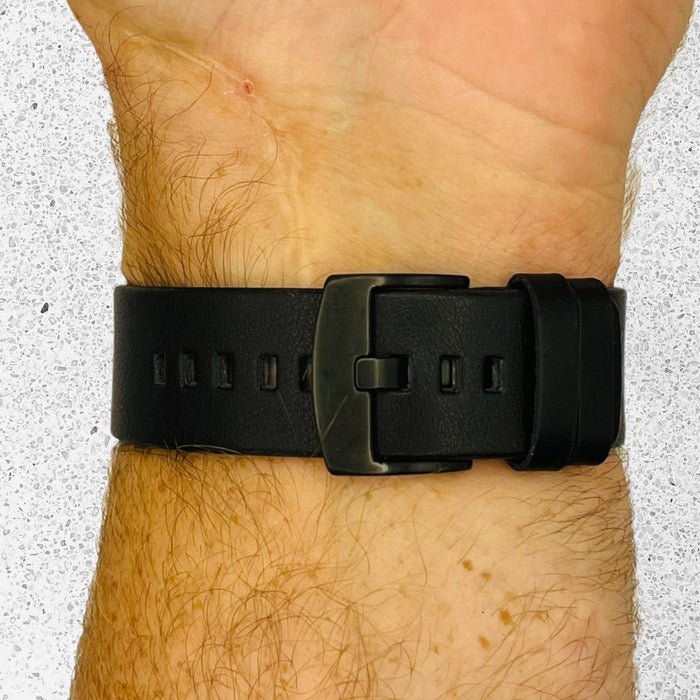 black-black-buckle-garmin-vivomove-3s-watch-straps-nz-leather-watch-bands-aus