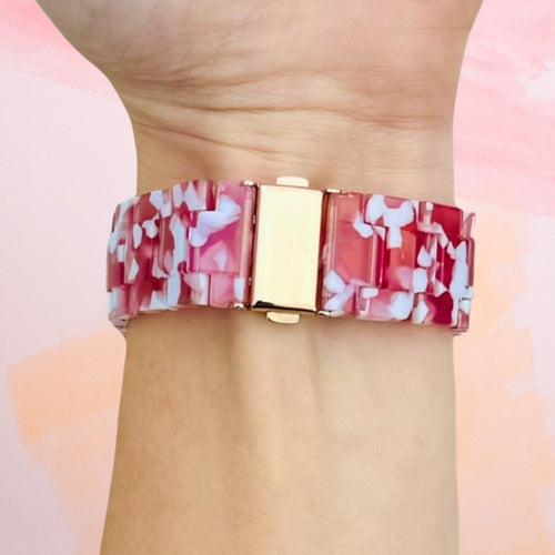 peach-red-fossil-gen-6-watch-straps-nz-resin-watch-bands-aus