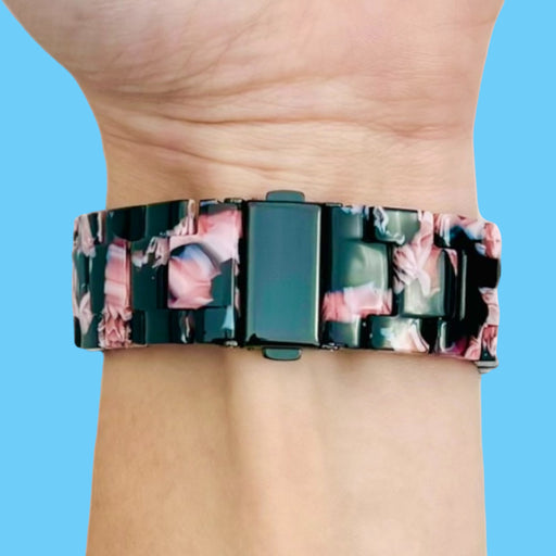 pink-flower-fitbit-sense-watch-straps-nz-resin-watch-bands-aus