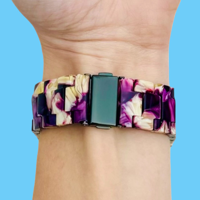 purple-swirl-huawei-gt-42mm-watch-straps-nz-resin-watch-bands-aus