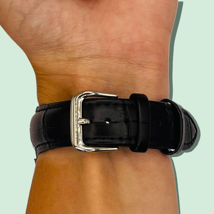 black-garmin-descent-mk3-mk3i-(43mm)-watch-straps-nz-snakeskin-leather-watch-bands-aus