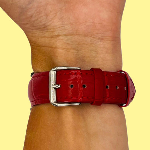 red-samsung-galaxy-watch-ultra-watch-straps-nz-snakeskin-leather-watch-bands-aus