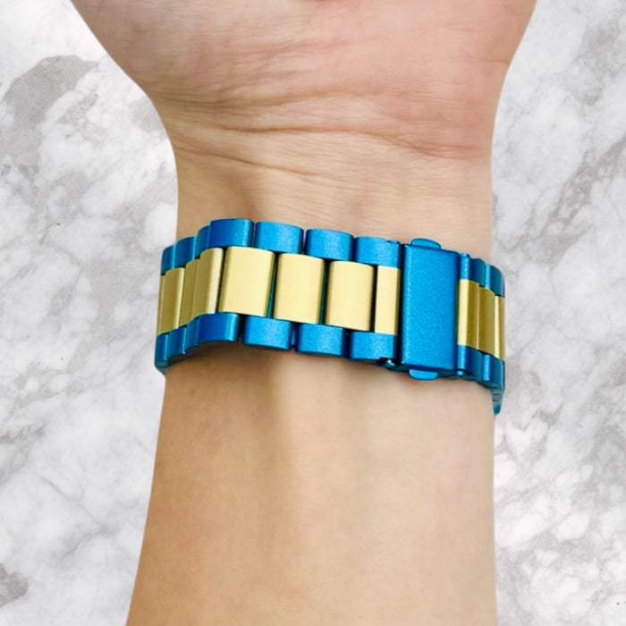 blue-gold-metal-ticwatch-gtx-watch-straps-nz-stainless-steel-link-watch-bands-aus