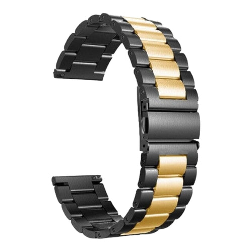 black-gold-metal-polar-vantage-m2-watch-straps-nz-stainless-steel-link-watch-bands-aus