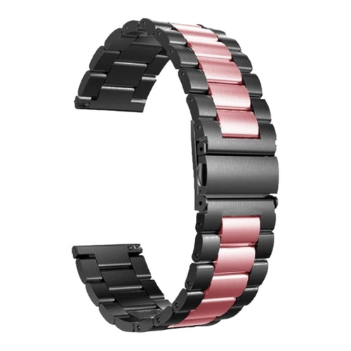 black-rose-pink-metal-samsung-galaxy-watch-46mm-watch-straps-nz-stainless-steel-link-watch-bands-aus