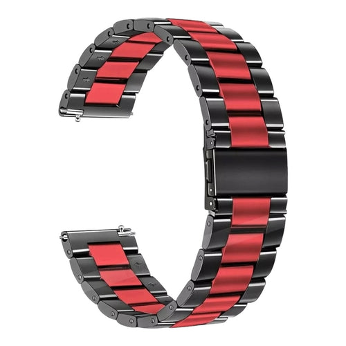 black-red-metal-xiaomi-amazfit-smart-watch,-smart-watch-2-watch-straps-nz-stainless-steel-link-watch-bands-aus