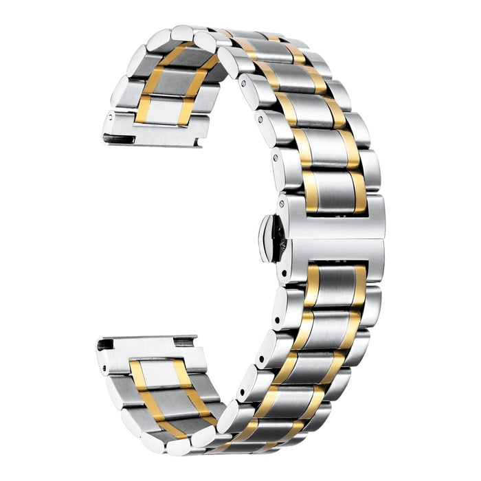 silver-gold-stripe-metal-xiaomi-amazfit-pace-pace-2-watch-straps-nz-stainless-steel-link-watch-bands-aus