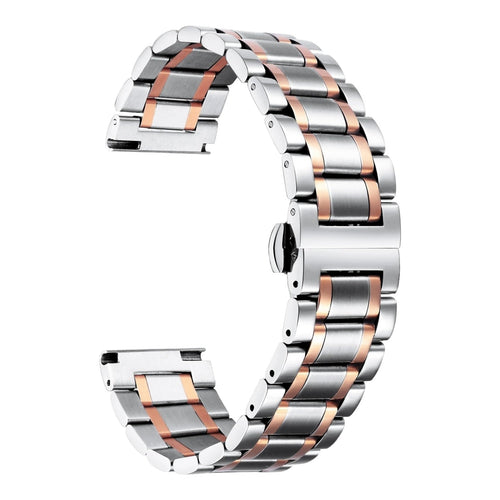 silver-rose-gold-stripe-metal-polar-vantage-m-watch-straps-nz-stainless-steel-link-watch-bands-aus