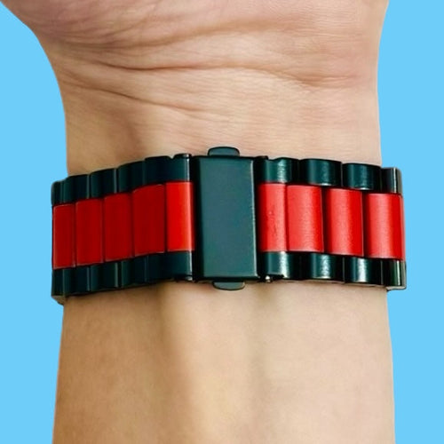 black-red-metal-xiaomi-amazfit-t-rex-t-rex-pro-watch-straps-nz-stainless-steel-link-watch-bands-aus