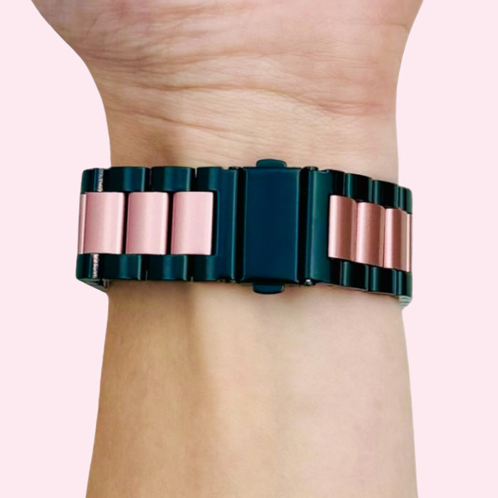 black-rose-pink-metal-samsung-gear-live-watch-straps-nz-stainless-steel-link-watch-bands-aus